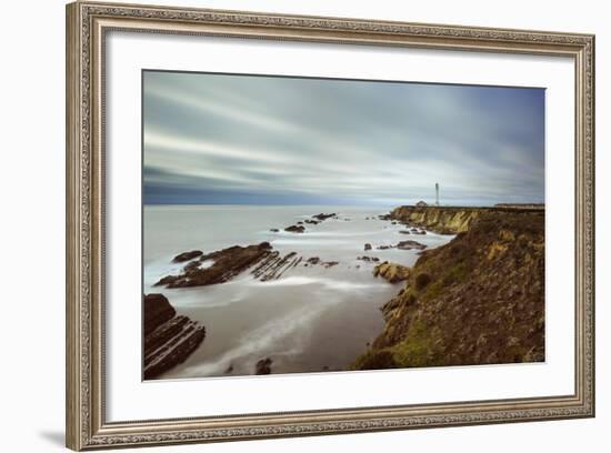 Point Arena Lighthouse In Mendocino County-Joe Azure-Framed Photographic Print