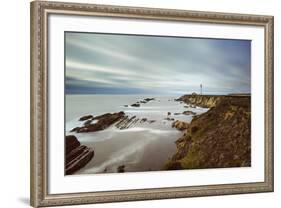 Point Arena Lighthouse In Mendocino County-Joe Azure-Framed Photographic Print