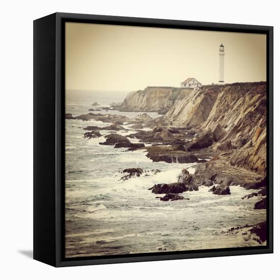 Point Arena-Lance Kuehne-Framed Stretched Canvas