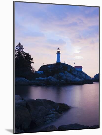 Point Atkinson Lighthouse, on the Strait of Georgia, Vancouver, British Columbia, Canada-Christian Kober-Mounted Photographic Print