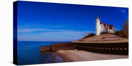 Point Betsie Lighthouse, Frankfort, Michigan, USA-null-Stretched Canvas