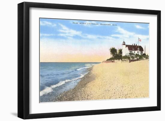 Point Betsie Lighthouse, Frankfort, Michigan-null-Framed Art Print