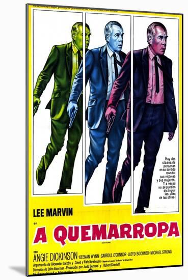 Point Blank, Argentine Movie Poster, 1967-null-Mounted Art Print