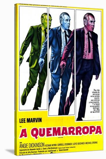 Point Blank, Argentine Movie Poster, 1967-null-Stretched Canvas