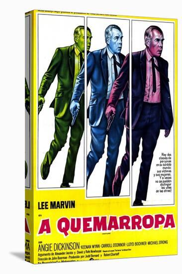 Point Blank, Argentine Movie Poster, 1967-null-Stretched Canvas