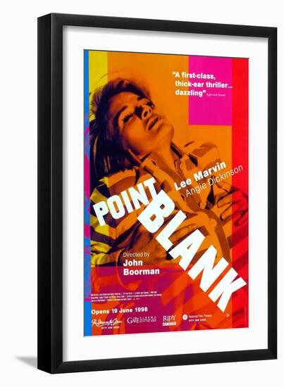 Point Blank, UK Movie Poster, 1967-null-Framed Art Print