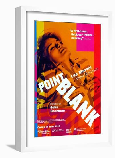 Point Blank, UK Movie Poster, 1967-null-Framed Art Print