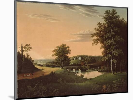 Point Breeze, the Estate of Joseph-Napoléon Bonaparte at Bordentown, New Jersey, 1817-20-Charles B. Lawrence-Mounted Giclee Print