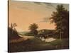 Point Breeze, the Estate of Joseph-Napoléon Bonaparte at Bordentown, New Jersey, 1817-20-Charles B. Lawrence-Stretched Canvas