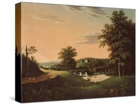 Point Breeze, the Estate of Joseph-Napoléon Bonaparte at Bordentown, New Jersey, 1817-20-Charles B. Lawrence-Stretched Canvas