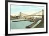 Point Bridge and Coal Boats, Pittsburgh, Pennsylvania-null-Framed Premium Giclee Print