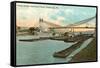 Point Bridge, Coal Fleet, Pittsburgh, Pennsylvania-null-Framed Stretched Canvas