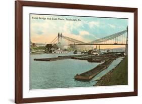 Point Bridge, Coal Fleet, Pittsburgh, Pennsylvania-null-Framed Premium Giclee Print