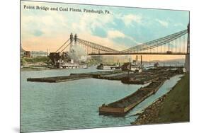 Point Bridge, Coal Fleet, Pittsburgh, Pennsylvania-null-Mounted Premium Giclee Print