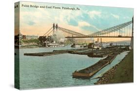 Point Bridge, Coal Fleet, Pittsburgh, Pennsylvania-null-Stretched Canvas