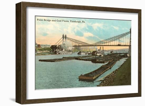 Point Bridge, Coal Fleet, Pittsburgh, Pennsylvania-null-Framed Art Print