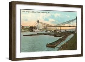 Point Bridge, Coal Fleet, Pittsburgh, Pennsylvania-null-Framed Art Print