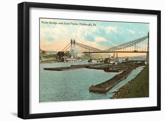 Point Bridge, Coal Fleet, Pittsburgh, Pennsylvania-null-Framed Art Print