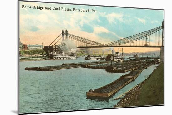 Point Bridge, Coal Fleet, Pittsburgh, Pennsylvania-null-Mounted Art Print