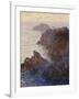 Point De Rochers, Port-Goulphar-Claude Monet-Framed Giclee Print