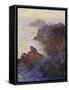 Point De Rochers, Port-Goulphar-Claude Monet-Framed Stretched Canvas