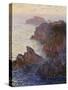 Point De Rochers, Port-Goulphar-Claude Monet-Stretched Canvas