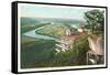 Point Hotel, Lookout Mountain, Tennessee-null-Framed Stretched Canvas