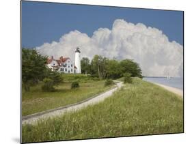 Point Iroquois Lighthouse, Bay Mills, Michigan ‘08-Monte Nagler-Mounted Photographic Print