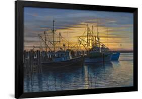 Point Judith Harbor Sunset-Bruce Dumas-Framed Giclee Print