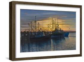 Point Judith Harbor Sunset-Bruce Dumas-Framed Giclee Print