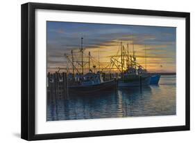 Point Judith Harbor Sunset-Bruce Dumas-Framed Giclee Print