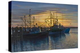 Point Judith Harbor Sunset-Bruce Dumas-Stretched Canvas