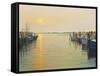 Point Judith Harbor-Bruce Dumas-Framed Stretched Canvas
