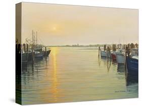 Point Judith Harbor-Bruce Dumas-Stretched Canvas