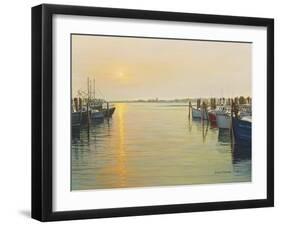 Point Judith Harbor-Bruce Dumas-Framed Giclee Print