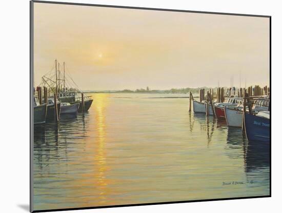 Point Judith Harbor-Bruce Dumas-Mounted Giclee Print