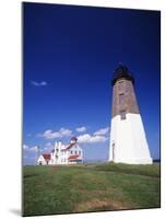 Point Judith Lighthouse, Rhode Island, USA-Walter Bibikow-Mounted Photographic Print