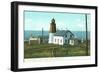 Point Judith Lighthouse, Rhode Island-null-Framed Art Print