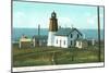Point Judith Lighthouse, Rhode Island-null-Mounted Art Print
