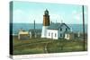 Point Judith Lighthouse, Rhode Island-null-Stretched Canvas