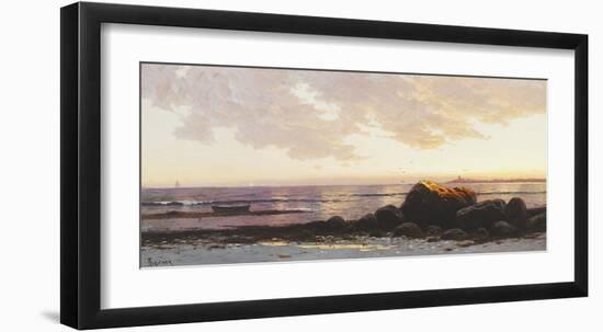 Point Judith, Narragansett Bay, Rhode Island, c.1885-Alfred Thompson Bricher-Framed Premium Giclee Print