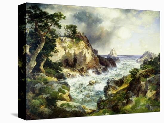 Point Lobos, Monterey, California-Thomas Moran-Stretched Canvas