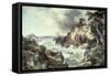 Point Lobos, Monterey, California-Thomas Moran-Framed Stretched Canvas