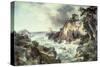 Point Lobos, Monterey, California-Thomas Moran-Stretched Canvas