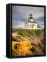 Point Loma Lighthouse in Cabrillo National Park, San Diego-sborisov-Framed Stretched Canvas