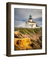 Point Loma Lighthouse in Cabrillo National Park, San Diego-sborisov-Framed Photographic Print