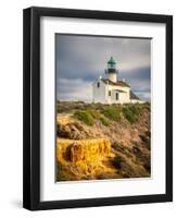 Point Loma Lighthouse in Cabrillo National Park, San Diego-sborisov-Framed Photographic Print