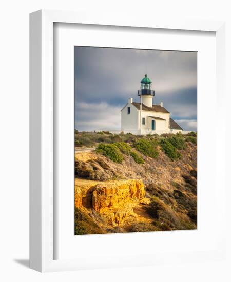 Point Loma Lighthouse in Cabrillo National Park, San Diego-sborisov-Framed Photographic Print