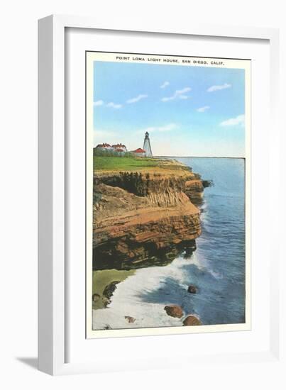 Point Loma Lighthouse, San Diego, California-null-Framed Art Print