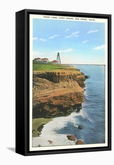 Point Loma Lighthouse, San Diego, California-null-Framed Stretched Canvas